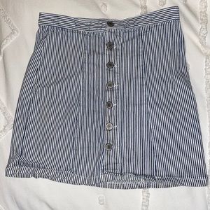 Brandy Melville striped denim skirt!